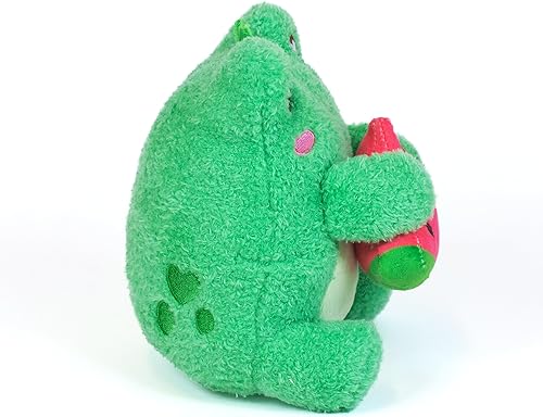 Miniatura 9 de Cuddle Barn PlushGoals Wawa The Froggie - Animal de peluche con aroma de rana Kawaii de leche de fresa, suave rosa claro, 6 pulgadas