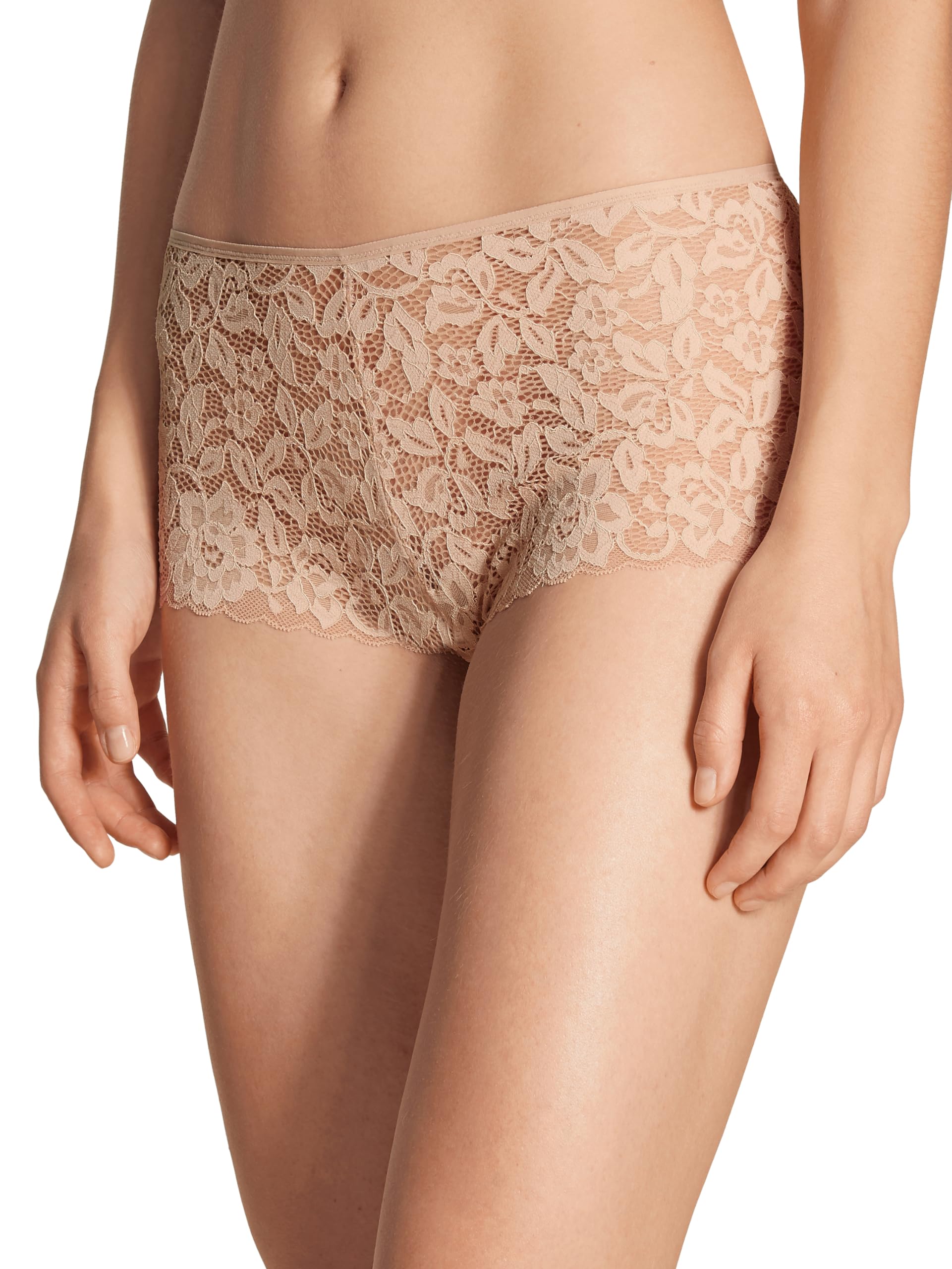 Calida Women's Natural Comfort Lace Briefs, Rose Teint, Normal