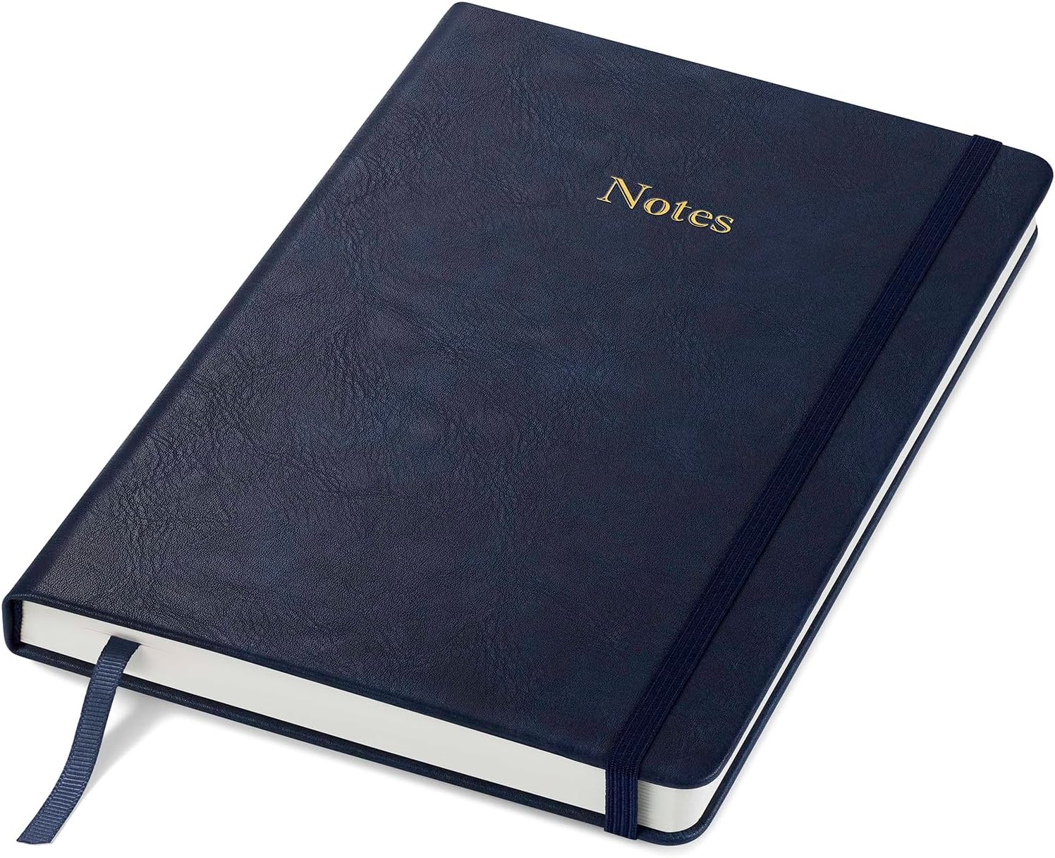 Wykeham's Executive Notebook – 8.5" x 5.5" – Customization Available (Black – Dotted)
