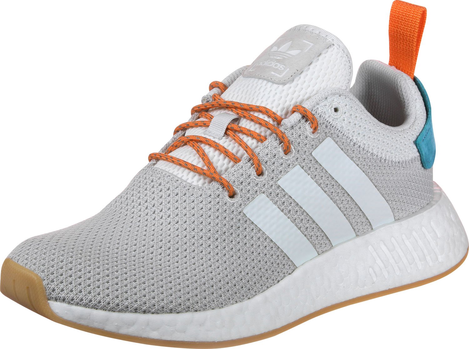 adidas gazelle silver green womens adidas Originals NMD R2 Trainers - Black Gum main image 0