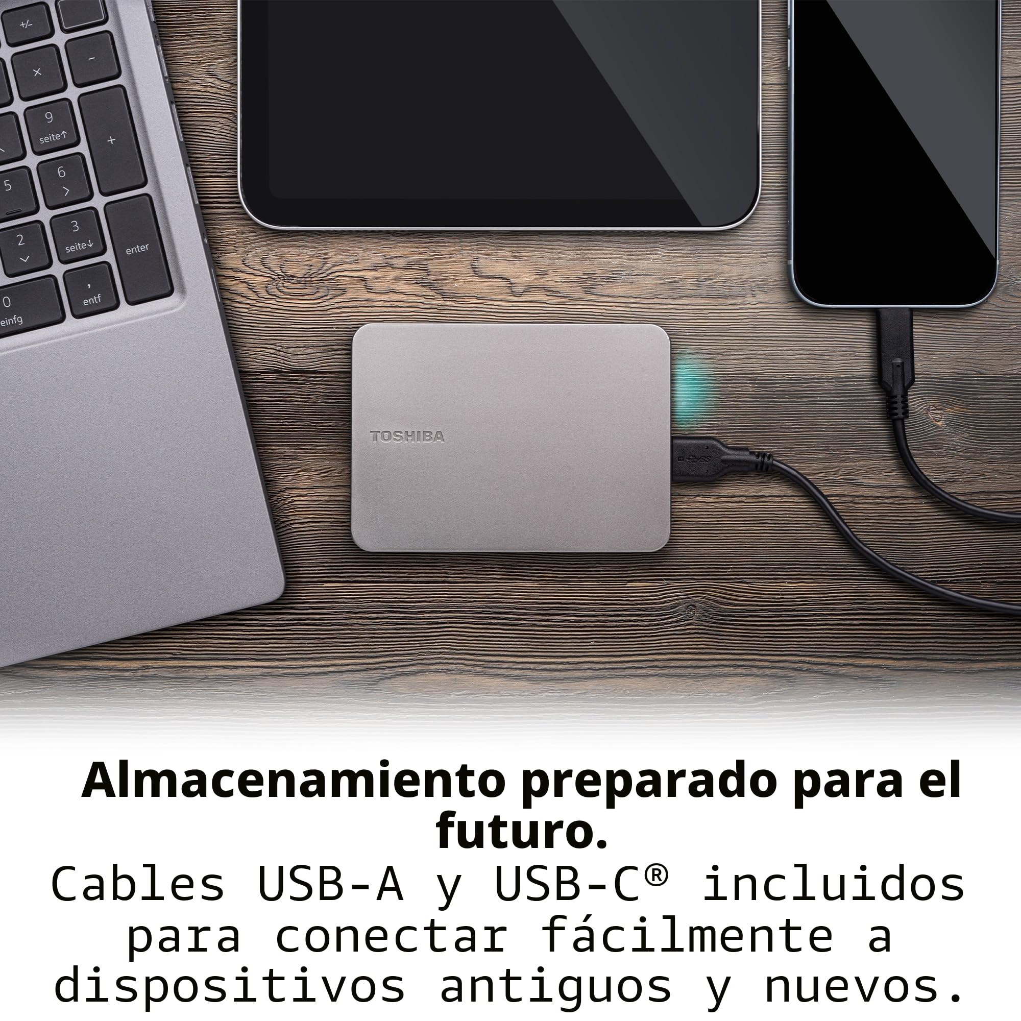Almacenamiento, Hdd, Hdd Externos, Toshiba Canvio Flex Hdd Ext 4tb Warm Silver