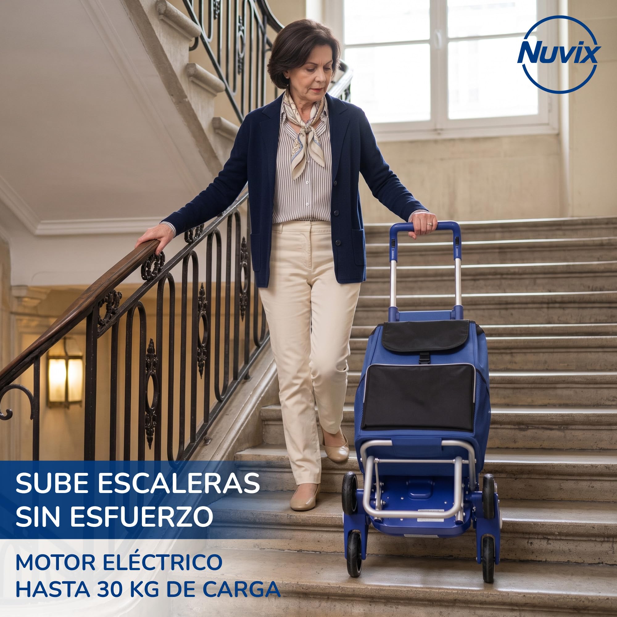 Carro de Compra Eléctrico para Subir Escaleras