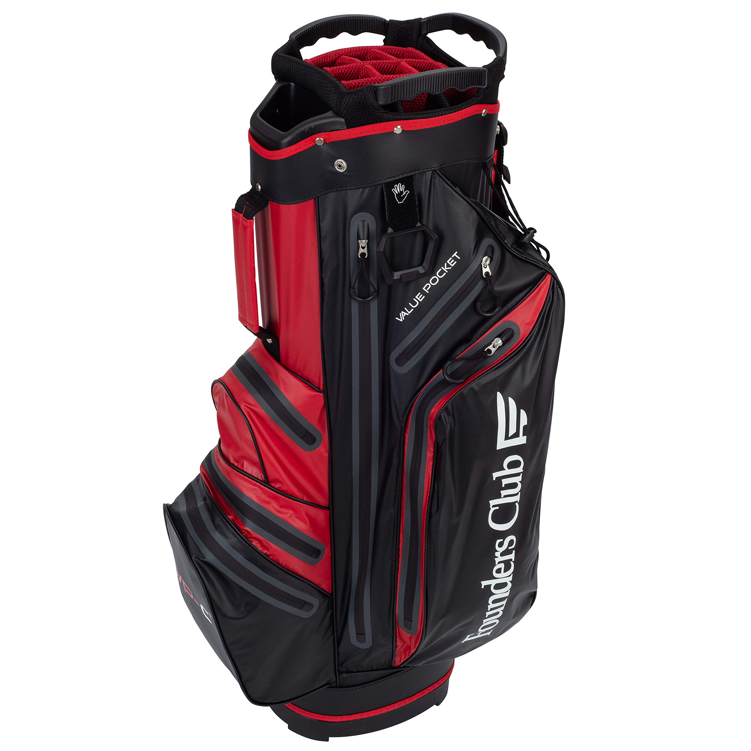 Founders Club Waterproof Golf Cart Bag Ultra Dry for Rainy Days on The Golf Course Light Weight 14 Way Full Length Divider Plus External Putter Tube
