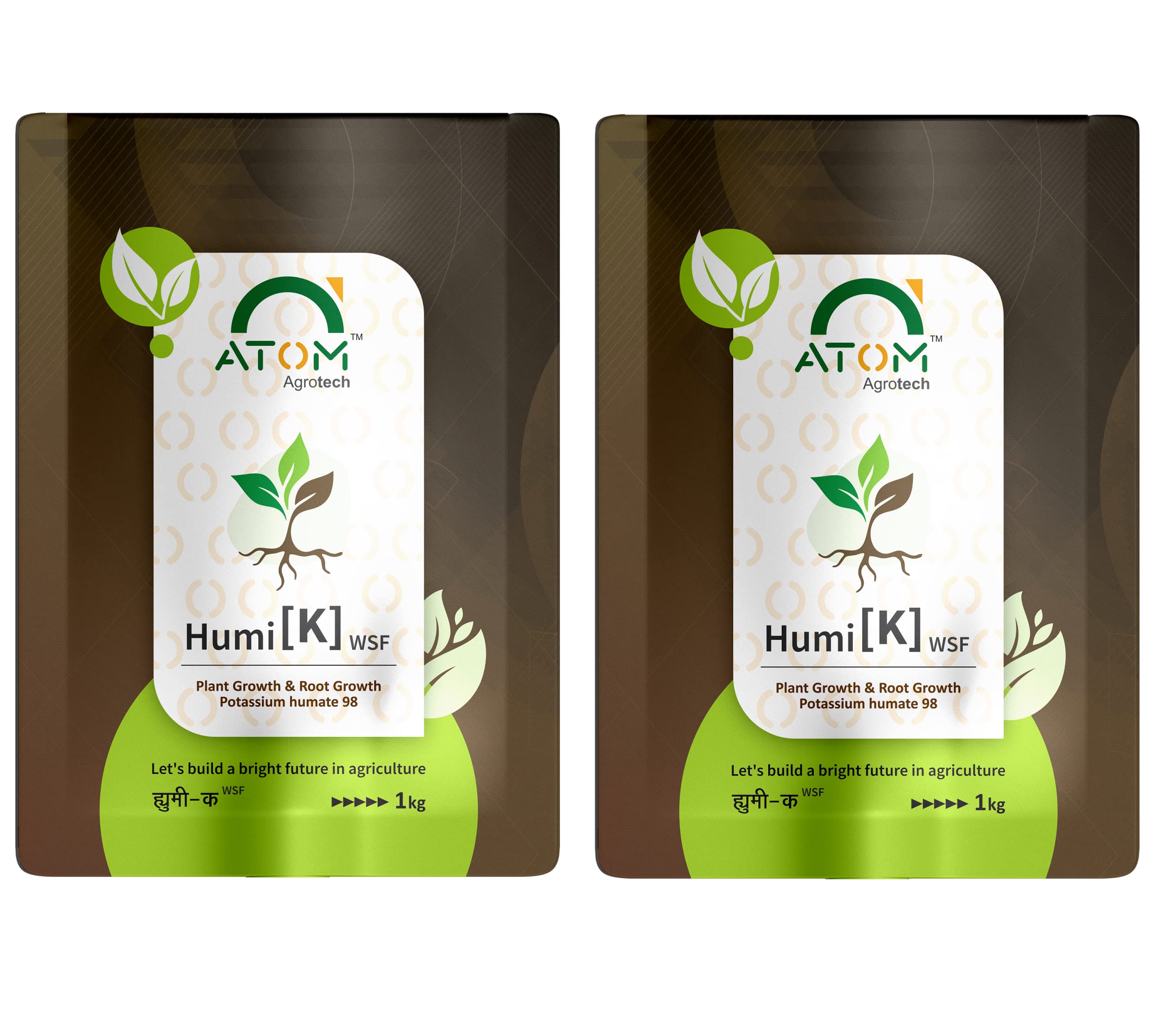 ATOM AGROTECH Humic Acid (98%) for Plant | Plant Fertilizer for Potted Plants | Plant Growth Enhancer, Soil Conditioner, Improves Plant Root System (2 Kg) pack of 1 (B09KPTWFR8) Amazon Price History, Amazon Price Tracker