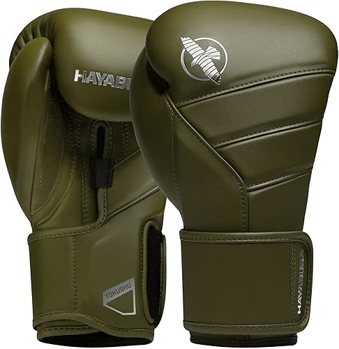 Hayabusa T3 Kanpeki - Guantes de boxeo de cuero para hombres y mujeres para entrenamiento de boxeo, bolsa pesada y guante de trabajo