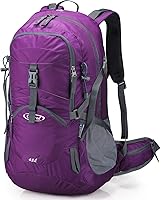 Vista 1 de G4Free Mochilas de senderismo de 45L con cubierta de lluvia, mochila de trekking impermeable, mochila de viaje, campamento al aire libre