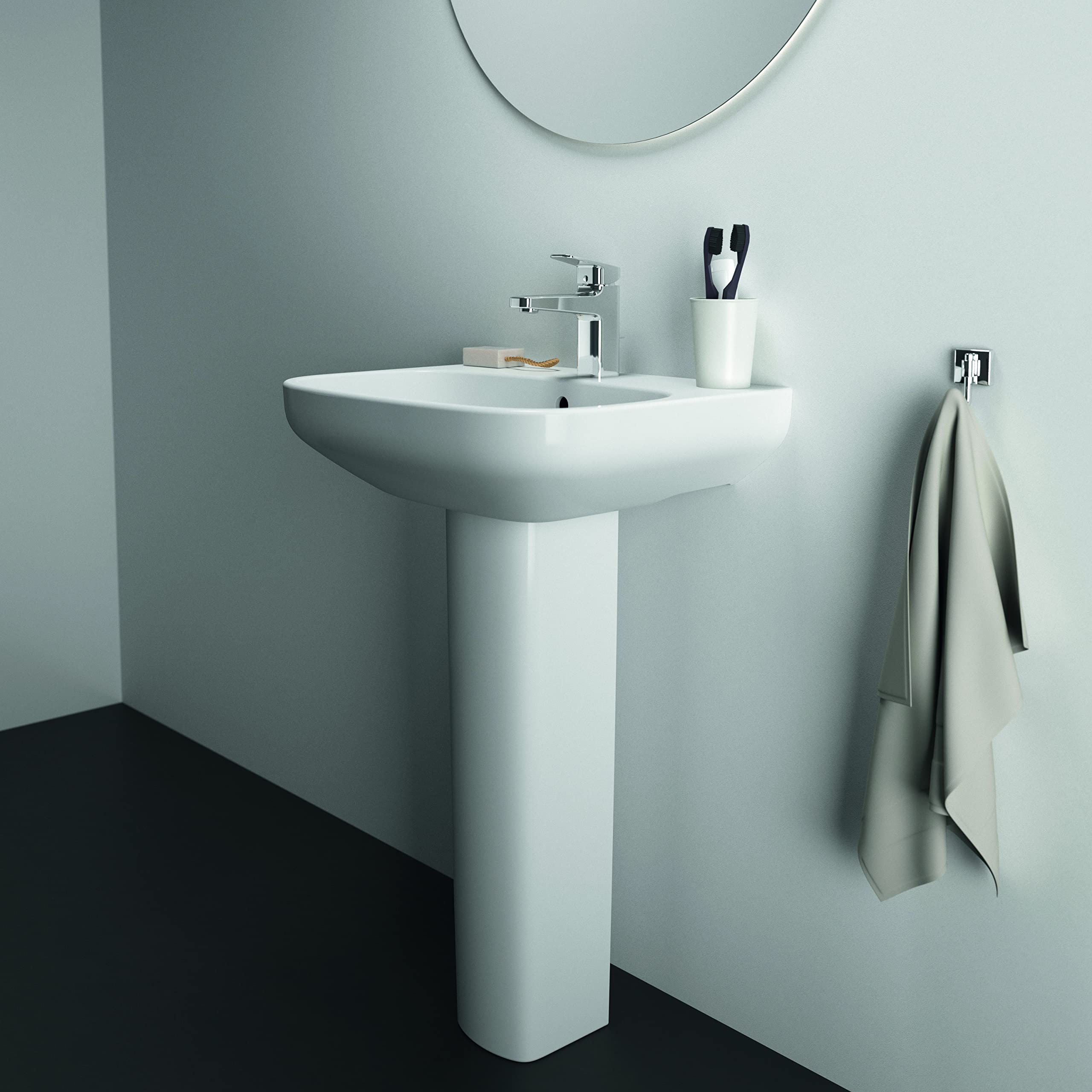 Ideal Standard - I.Life A, Columna para instalaciones con lavabos, blanco