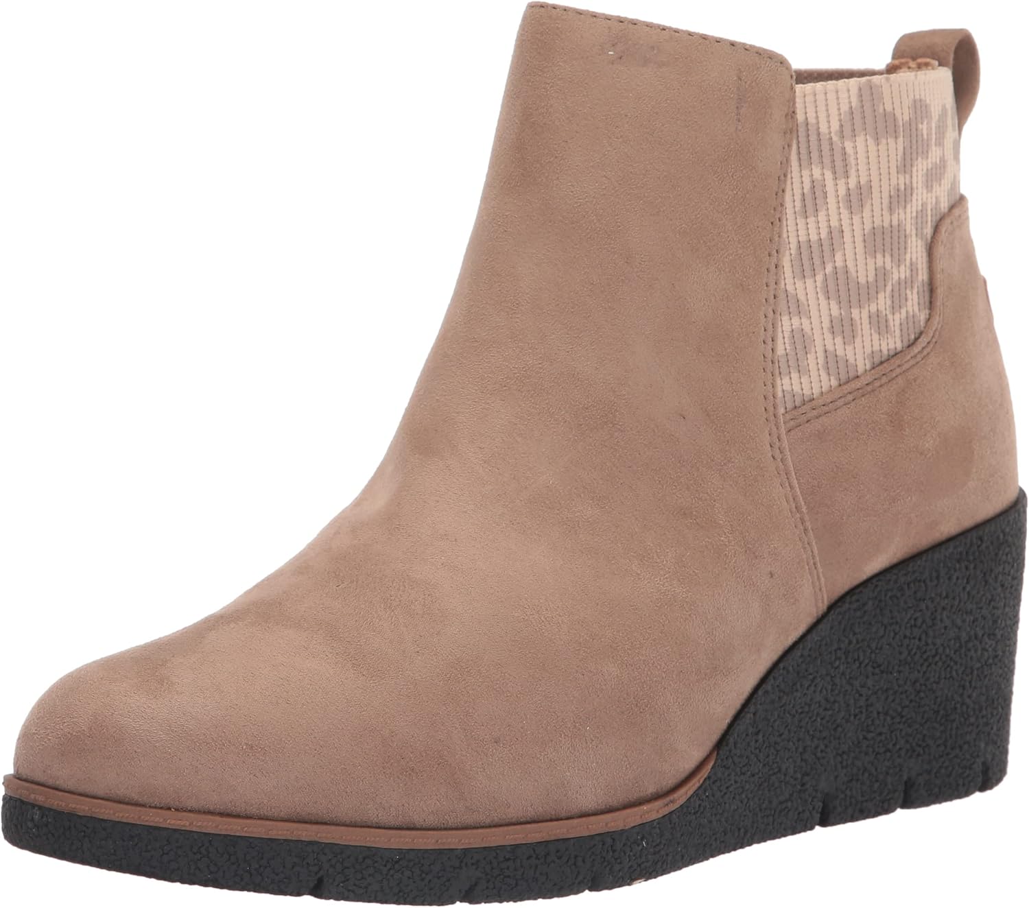 Dr. Scholl's Shoes Women's Lean in Ankle Boot, Woodsmoke Microfiber, 11