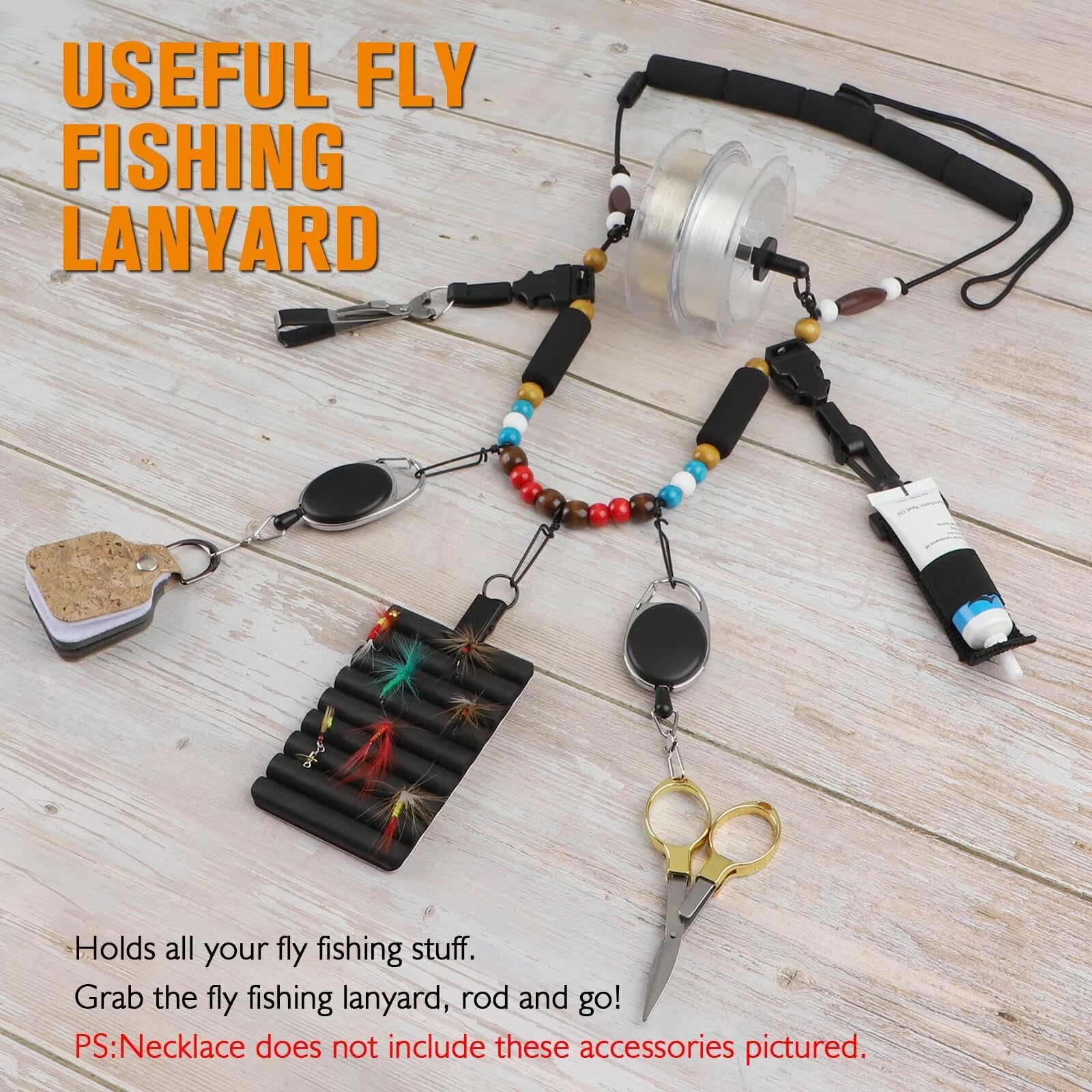 Homemade Fly Fishing Lanyard Fly Fishing Neck Lanyard With