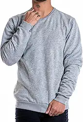 Moletom Masculino Blusão Básico Estilo Suéter Flanelado Confort Unissex