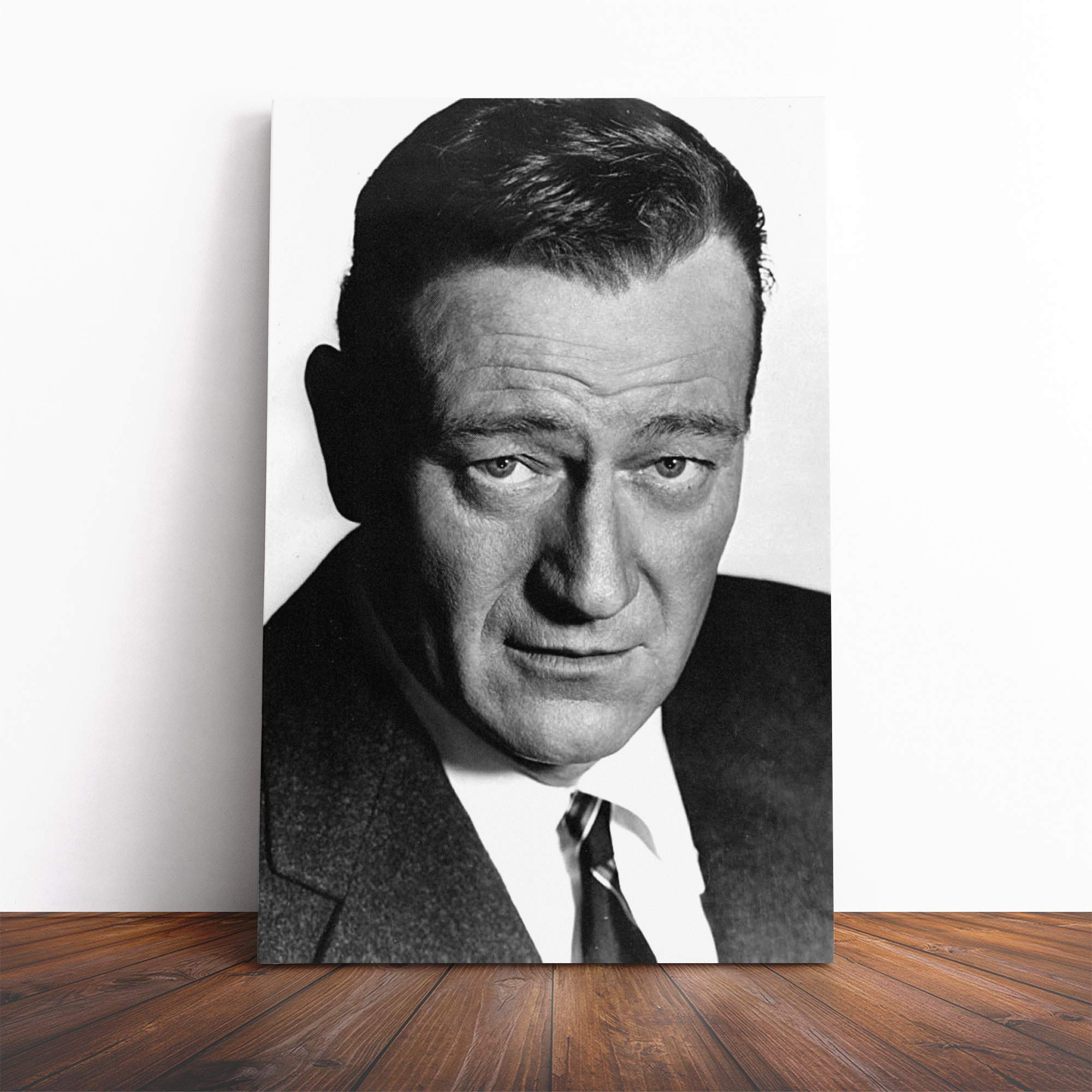 John Wayne Head Shot Canvas Wall Art Print 24x16 Inch