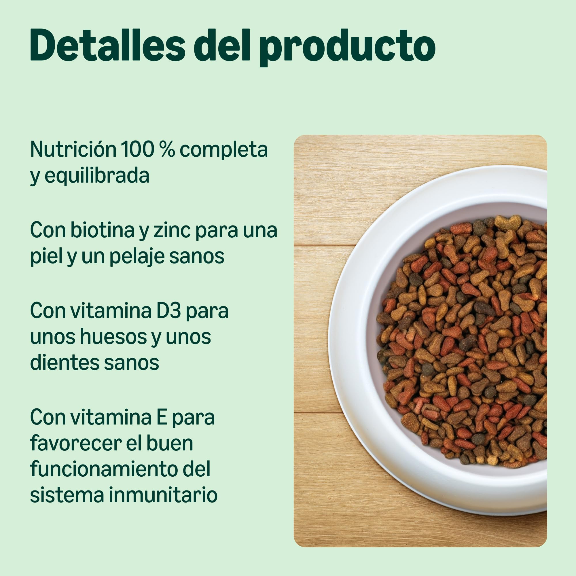 by Amazon - Alimento seco completo para gatos adultos con pollo, pavo y verduras, 1 Pack de 3 kg