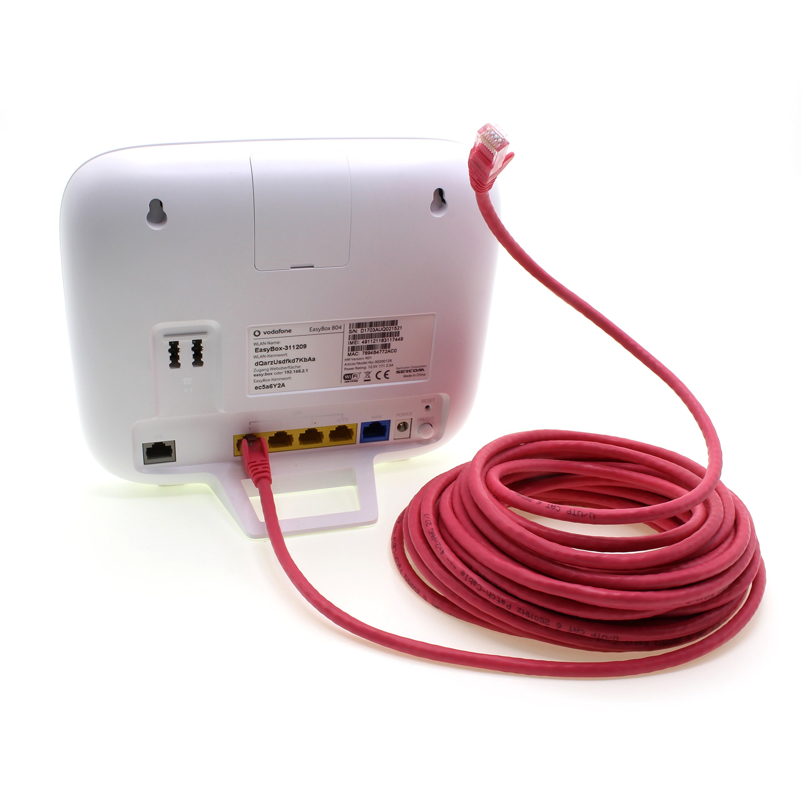 1aTTack.de 2m - Magenta - 10 Stück - (Pack) - CAT.6 CAT6 Ethernet-LAN-Netzwerk-Kabel 1000 Mbit/s Patchkabel – Bild 7