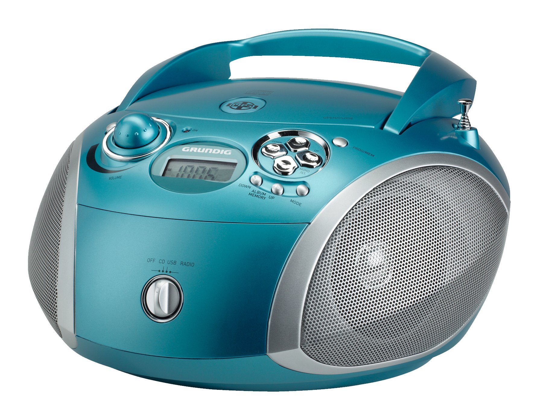 Grundig GRB 4000 BT DAB Radio Boombox Portable avec Réception