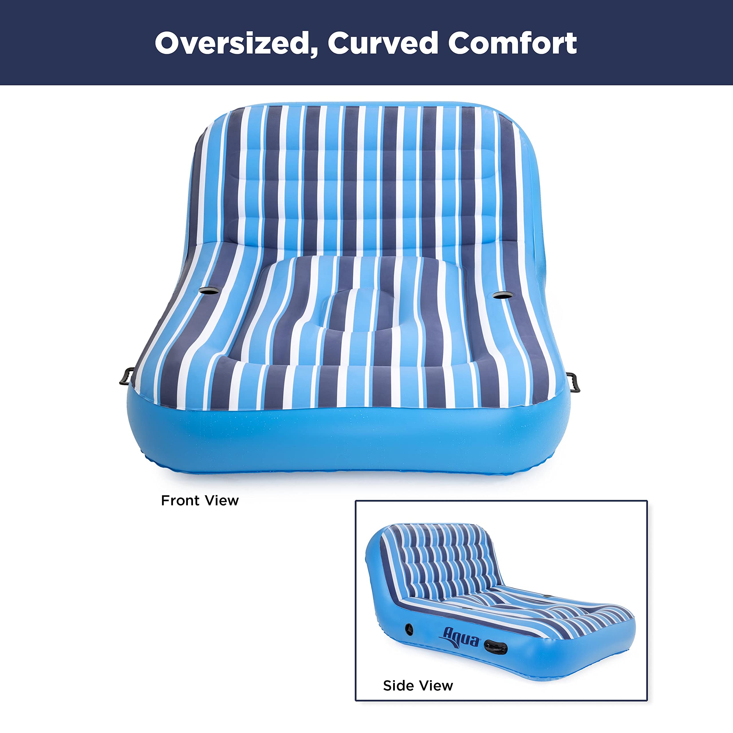 Buy Aqua Floating Pool Chair & Lake Raft with Pillow 2