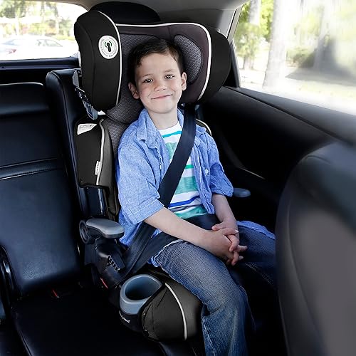 Miniatura 10 de Baby Trend Protect - Asiento elevador 2 en 1, tecnología gris