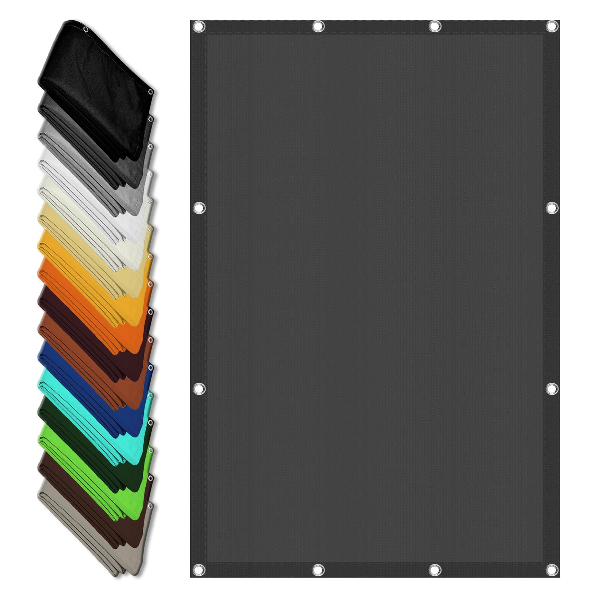 Voile d'ombrage anti-UV bloque 98% de rayons pour terrasse et jardin
