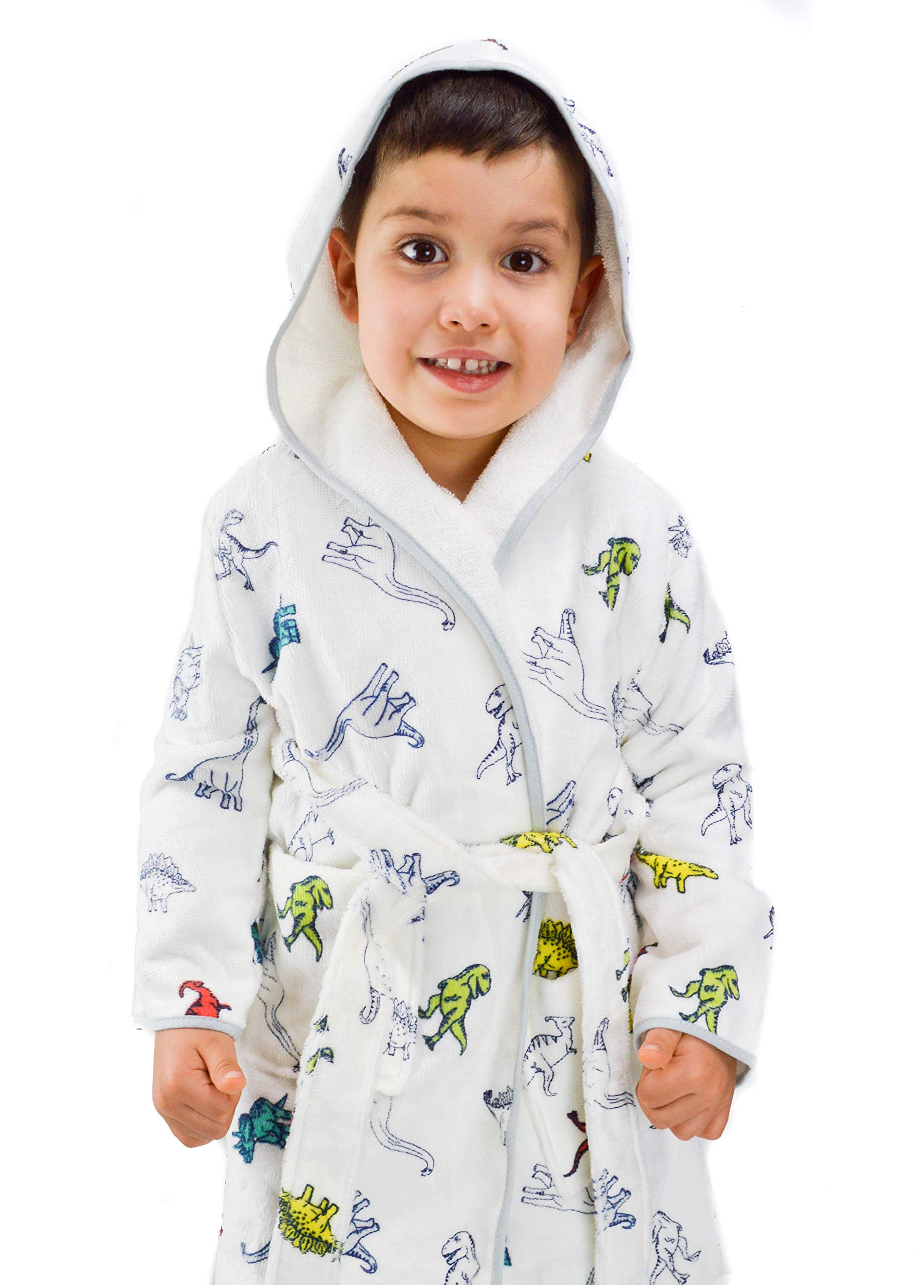Accappatoio per bambini. Dinosauri
