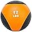 Fitvids Workout Exercise Fitness Weighted Medicine Ball, Wall Ball and Slam Ball, Medicine Ball, 12 Pounds