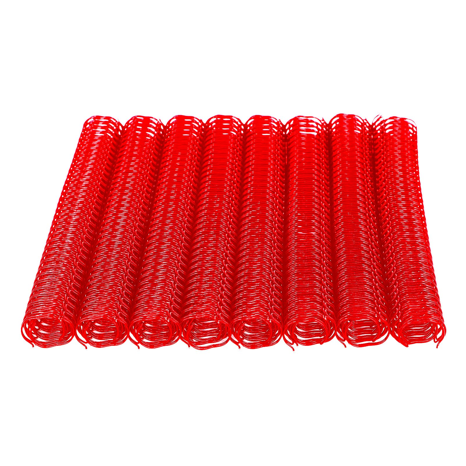 100 Pack Double Loop Wire Binding Spines, YolieraArt Wire Binding Spines, 9/16 Inch Binding Wire for Letter Size (120 Sheet Capacity), 100P, 3:1 Pitch, Red) — image 1