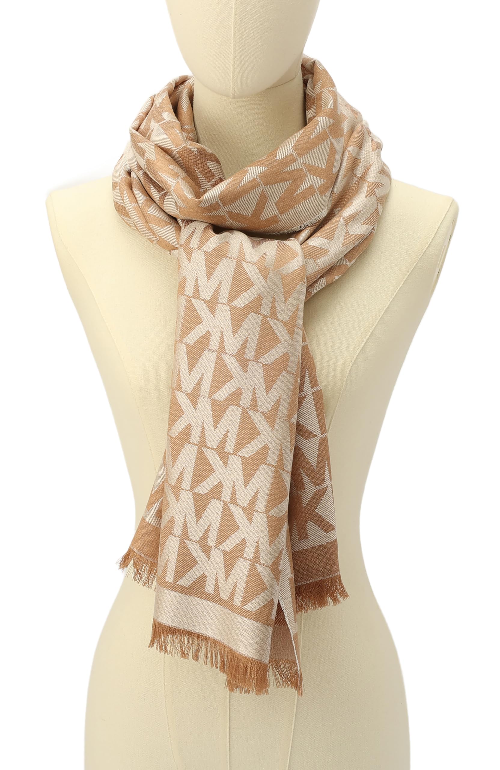 Michael Kors Damen Mk Charm Colorblocked Lws Scarf, Stylish Fashion Accessory For Cold Weather Schal (1er Pack)