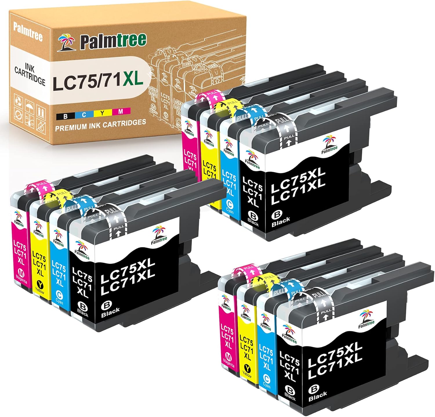 Palmtree Compatible Ink Cartridge Replacement for Brother