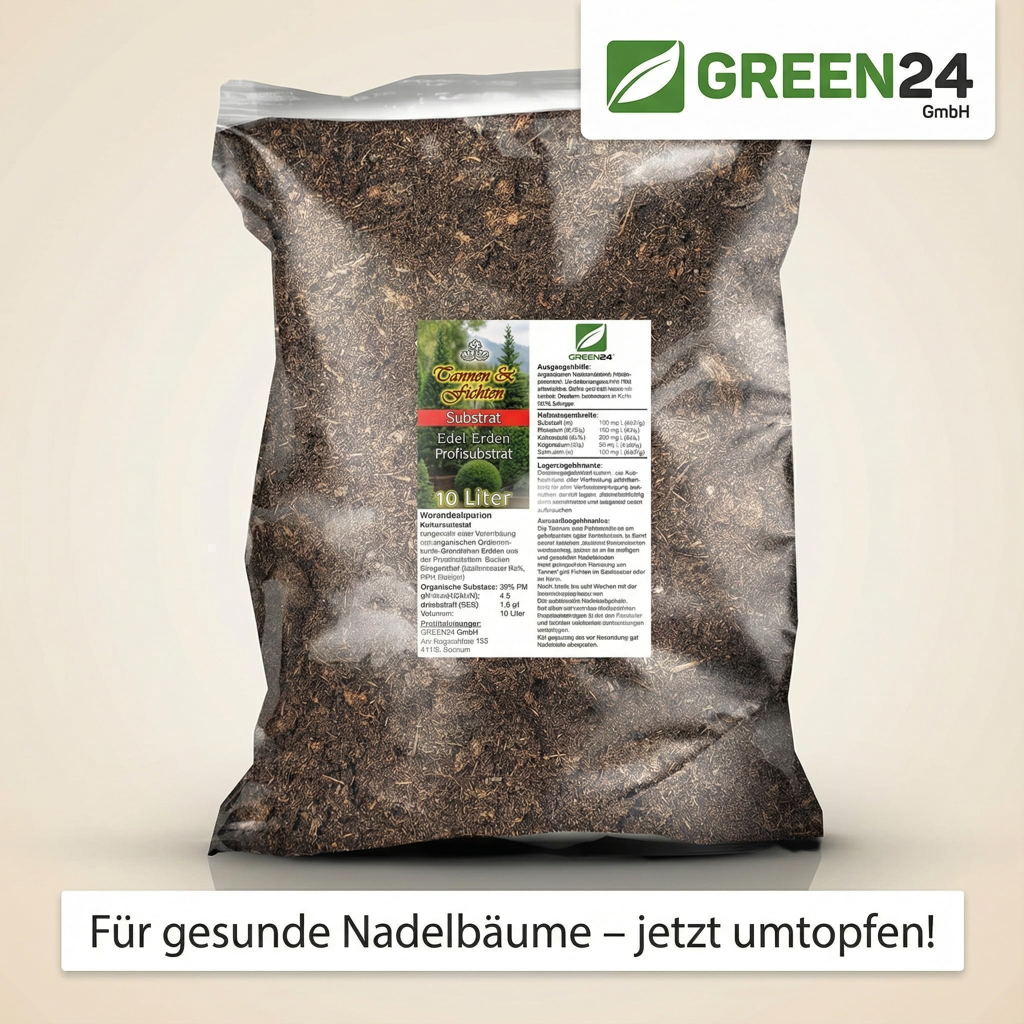 GREEN24 Weinreben-Erde 10L - Premium Spezialerde Fr Rebstcke Im Kbel &  Garten | Fr Gesundes Wachstum