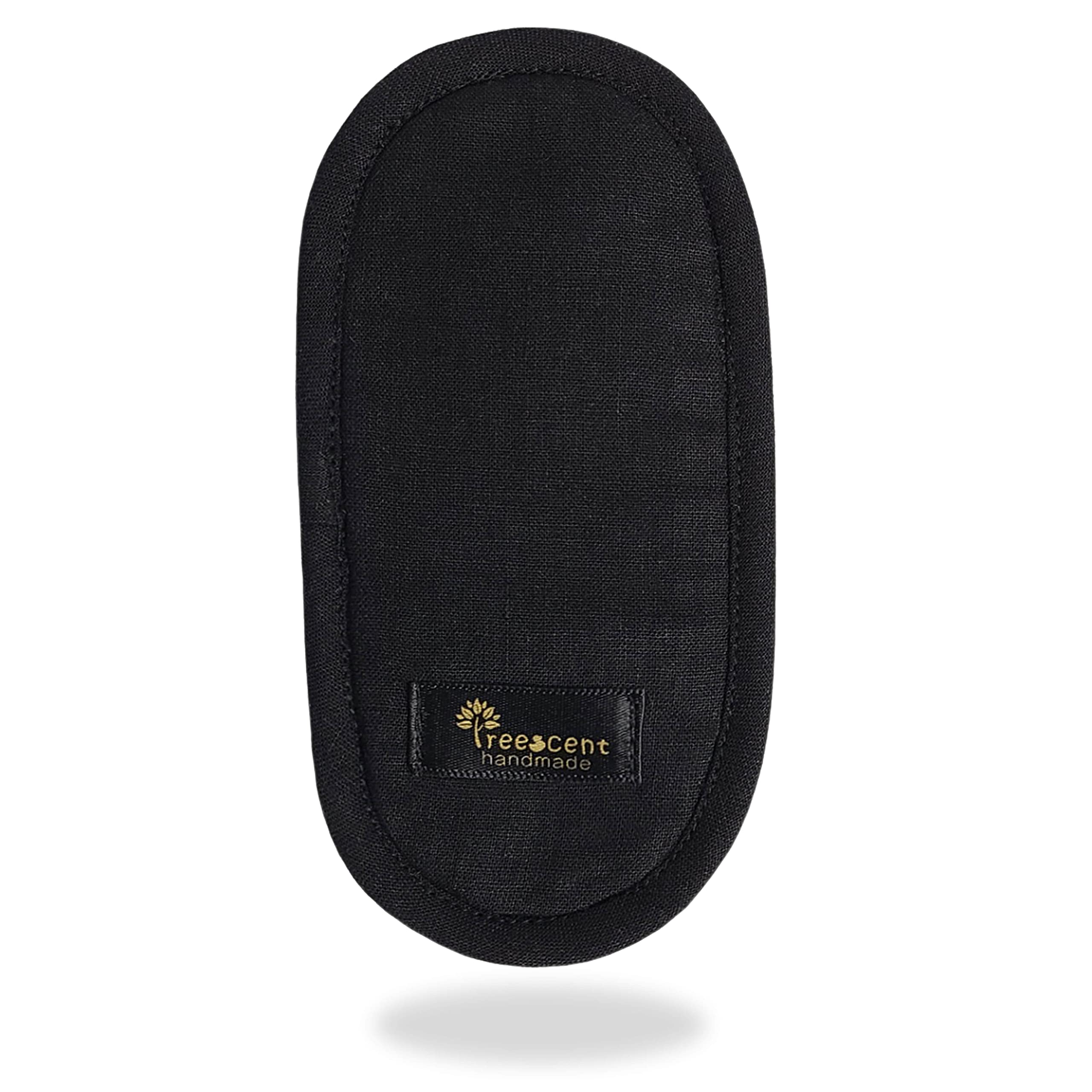 TREESCENT Chinrest Clamp Cover for Violin 1/2 1/4 1/8 Guarneri Center Model Pad Suede Fabric