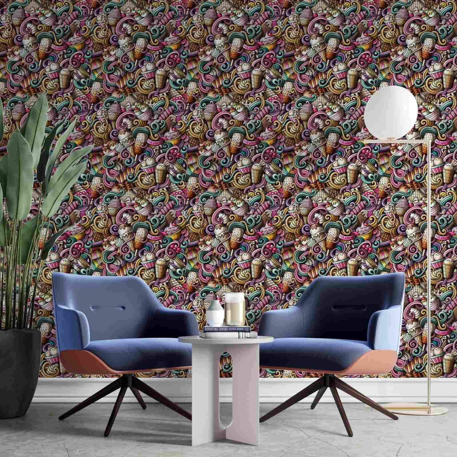Vinilo Decorativo Autoadhesivo 3d Retro Impermeable Adhesivo Cocina Bano