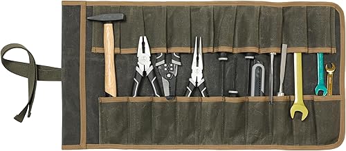 Bolsa enrollable para llaves (20 ranuras), bolsa de transporte portátil, almacenamiento de taller, herramientas de carpintería, bolsa organizadora disponible en Yaxa Costa Rica