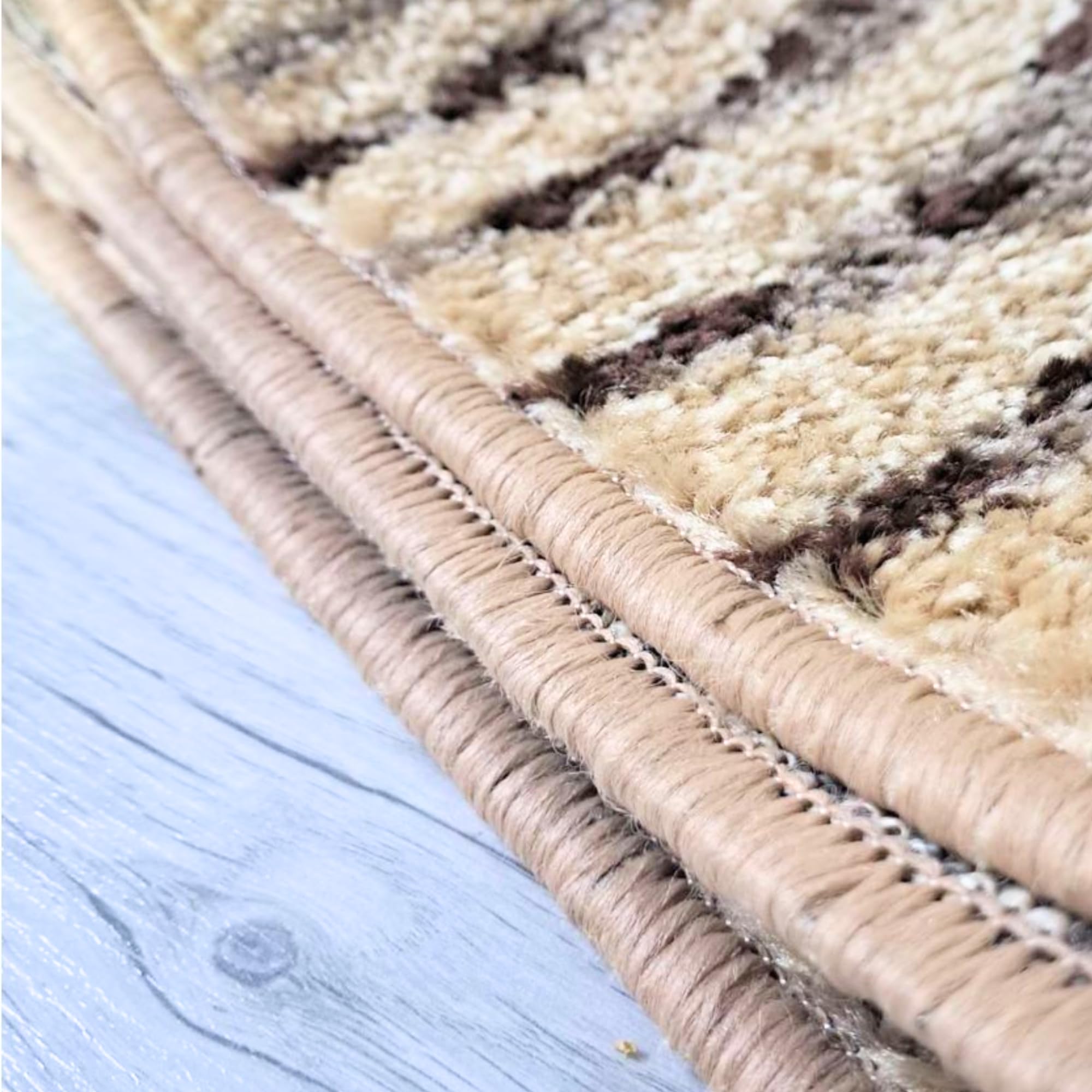 Tappeto da soggiorno Zebra - Tappeto grande per soggiorno o camera da letto | con motivo Zebra | Made in Spagna con polipropilene Frisse