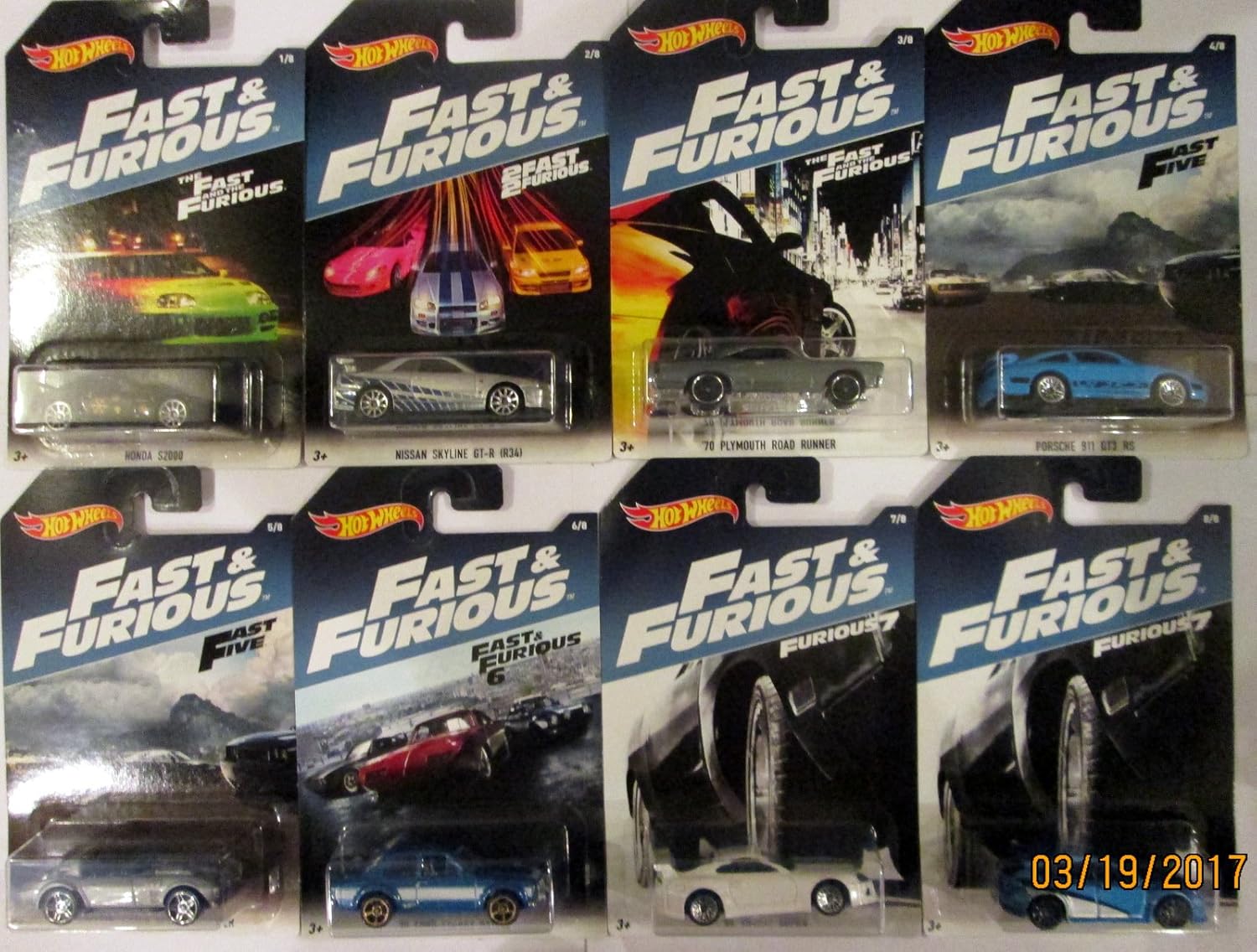 Hot Wheels 2017 Fast Furious Exclusive 8-Pack Angola Ubuy