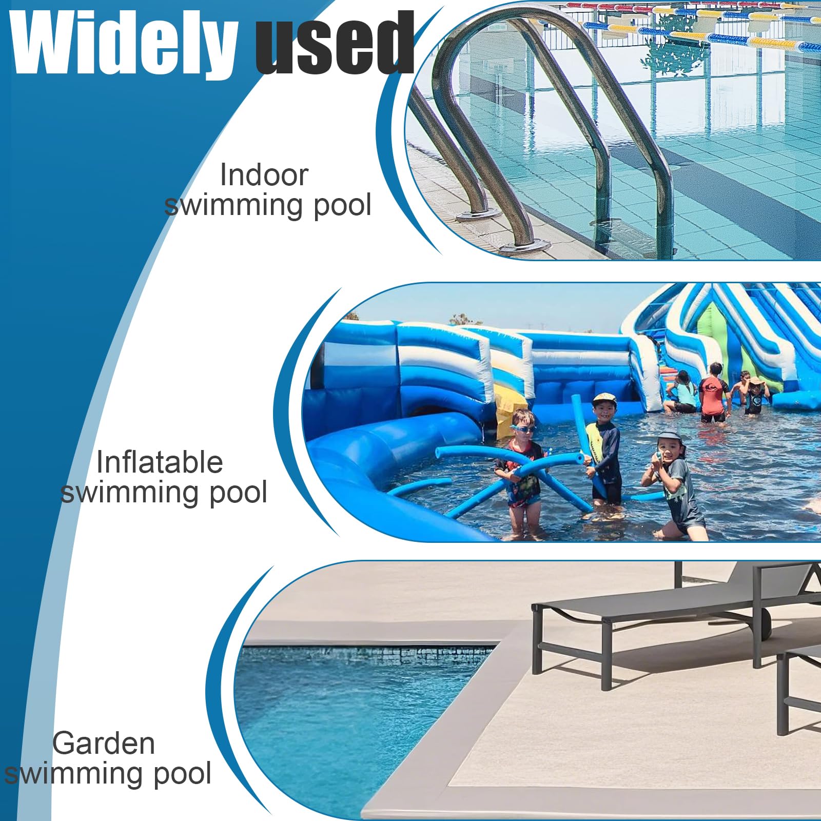 Cinturón de resistencia de natación ajustable, elástico para nadar en la piscina, 2,5 - 9 m, eficaces ayudas para el entrenamiento de niños y adultos