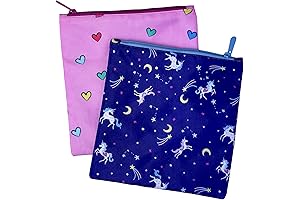 Reusable Fabric Yumbox Lunch Bags for Toddlers and Kids – Set of 2