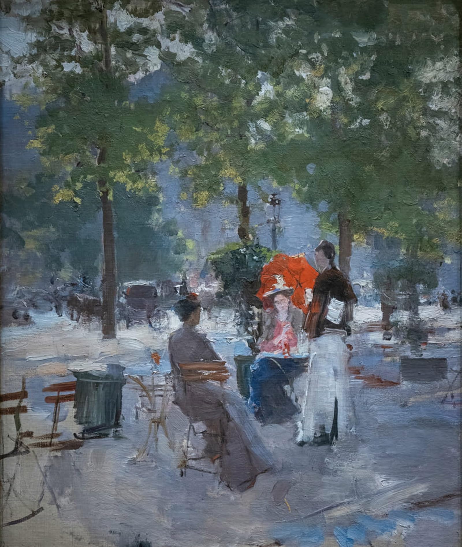 SERENDIPITP Aesthetic Poster Photo Wall Print Retro Picture in Paris Cafe by Konstantin Alekseevich Korovin Modern Wall Artwork for Home Decor 60x90cm