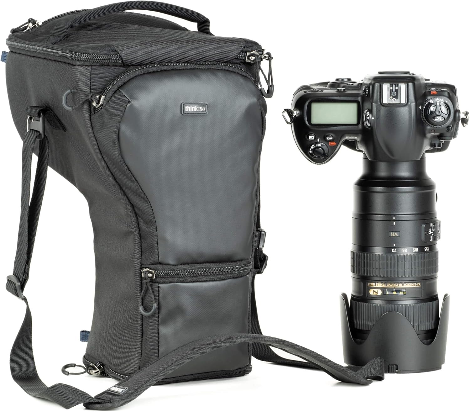 Think Tank Digital Holster 50 V3 Camera Bag Only for Gripped Camera Body with 70-200mm f/2.8 Lens Attached