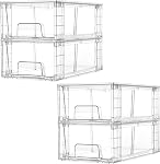 Vtopmart Storage Drawer Pack (3 Pack Wide x 1 + 2 Small x 2 (12 Inch)