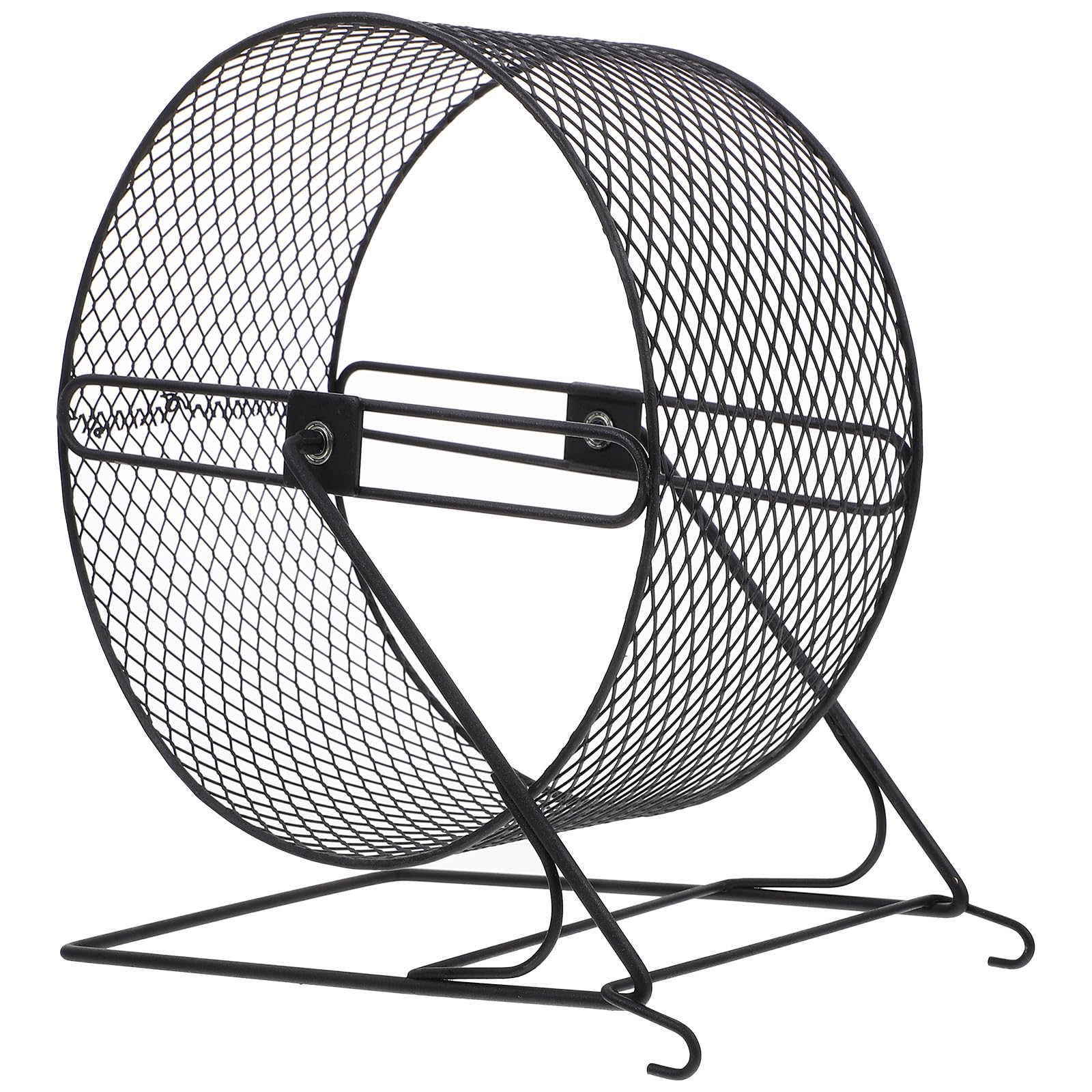 KALLORY Roue de Course pour Hamster 28Cm en Métal Solide Résistante à l'usure Adaptée aux Hamsters et Hérissons en Cage