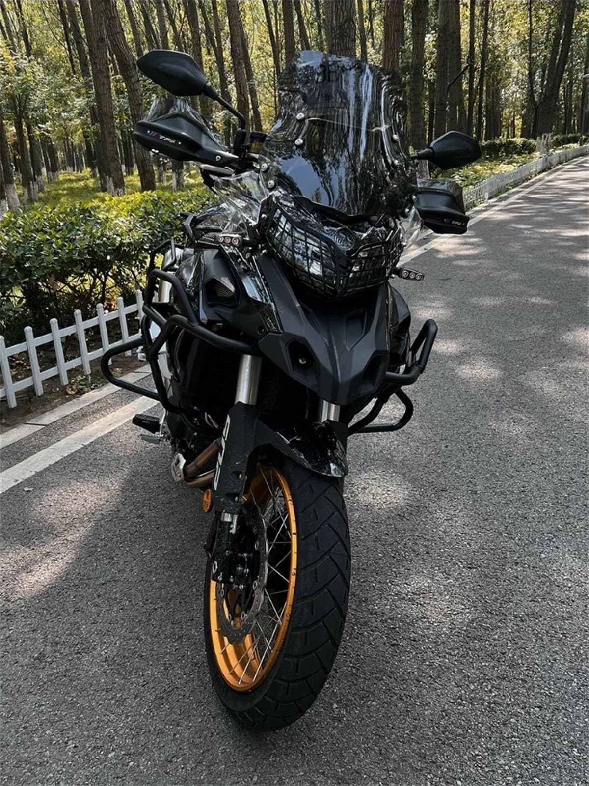 Deflettore Parabrezza Moto Nero Per Kawasaki Z800 2013-2015 – Plastica, Antivento, Facile Da Montare