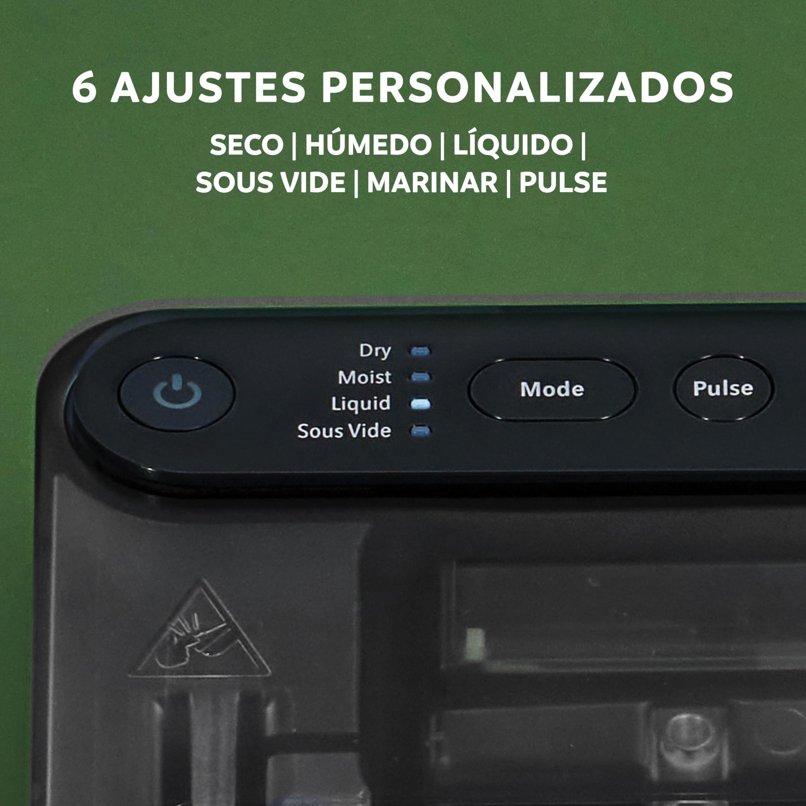 FoodSaver Envasadora al vacío Elite All-in-One Liquid+ | Alimentos hasta 5 veces más frescos* | Sellado de líquidos | Con 1 rollo (28 cm x 2,43 m) y 4 bolsas para envasar al vacío (0,94 L y 3,78 L)