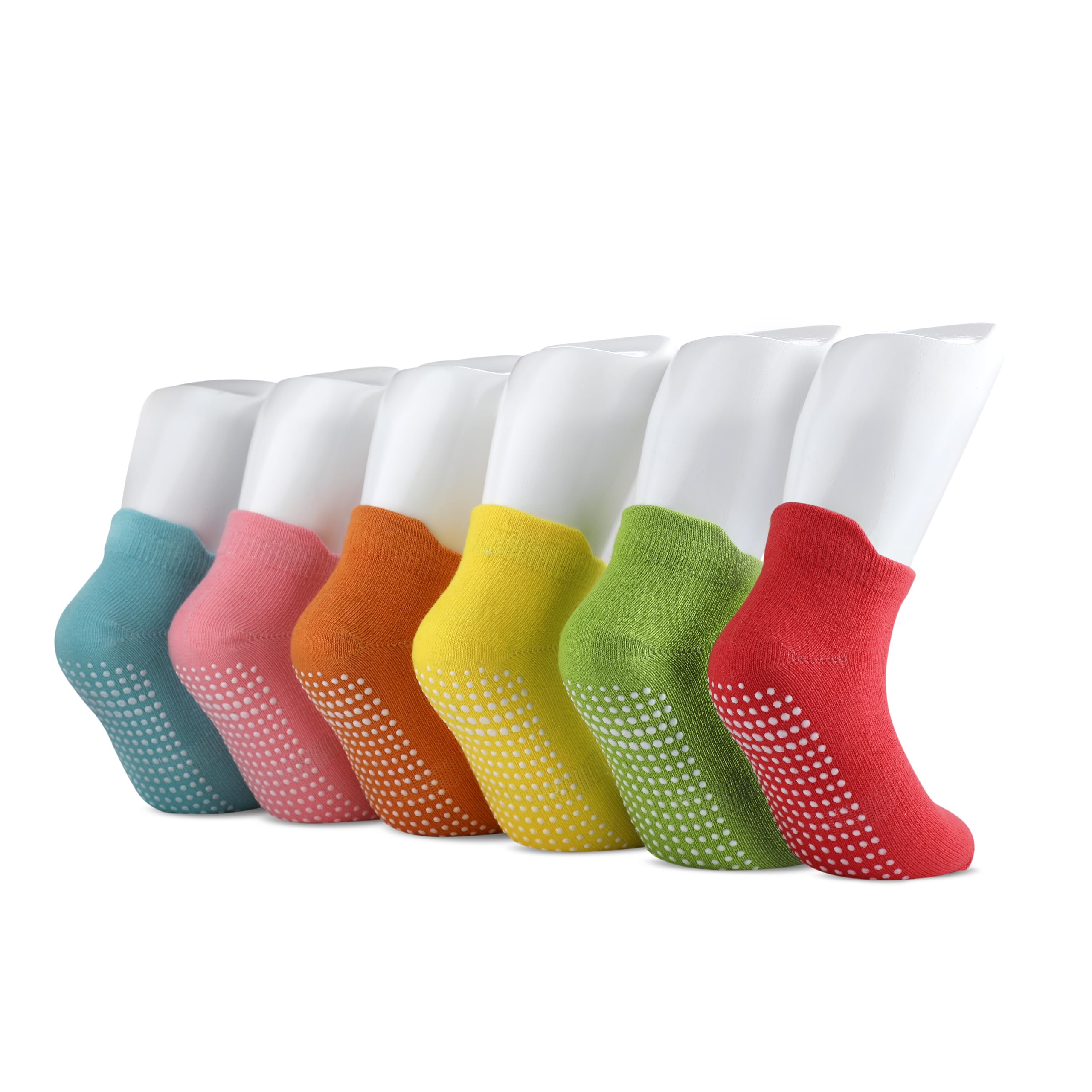magicpop Colourful Socks for Kids, Ankle length, Soft Pure Cotton, Anti skid, Lightweight & Breathable, 1 to 9 Years, Pack of 6, Designer socks, Gift Option for Boys & Girls-picture-48