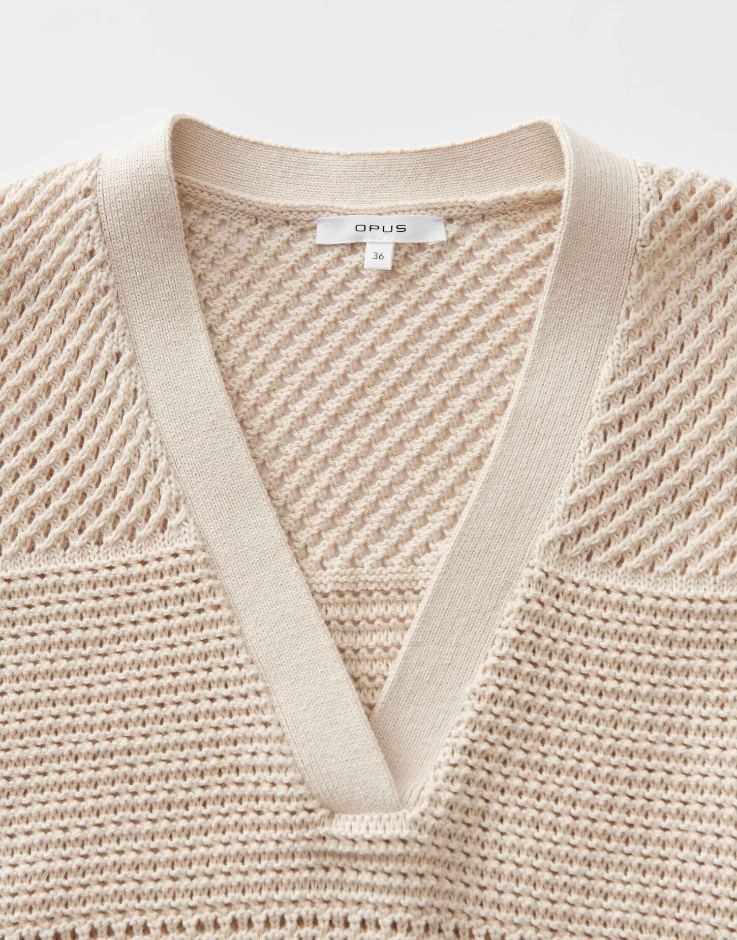 OPUS Damen Pullover | PEKINA Loose Strickshirt aus nachhaltiger Baumwolle