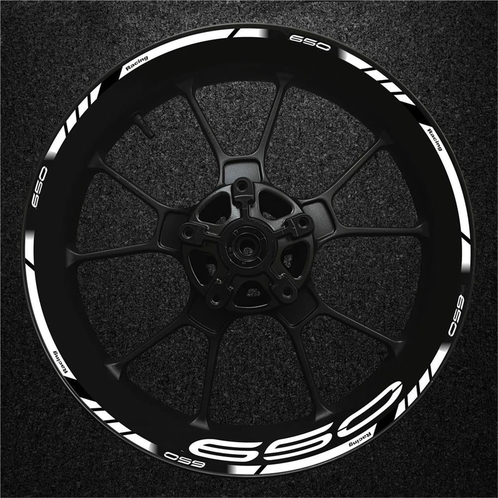 Wheel Stickers Motorcycle Wheel Decal for for Z650 for Z 650 Reflective Rim Decals Stripe Tape Hub Stickers Rim Reflective Decal
