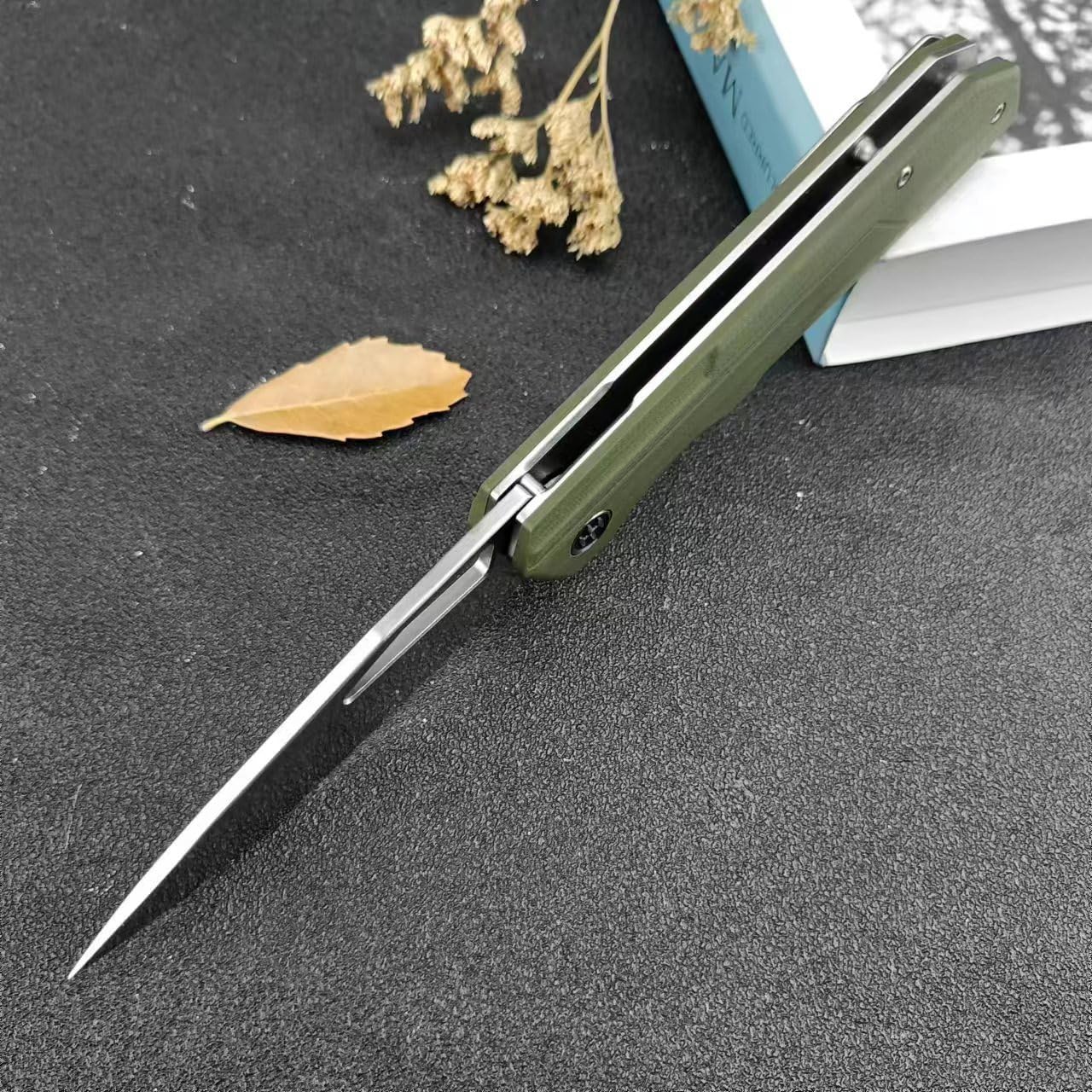 Generisch Klappmesser Taschenmesser DC53 Stahl G10 Griff Premium Design
