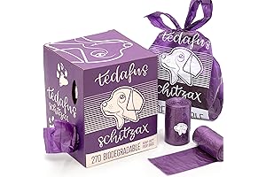 Thick, Unscented Doggy Bags with Dispenser and Handles: A Paw-sitive Environmental Solution