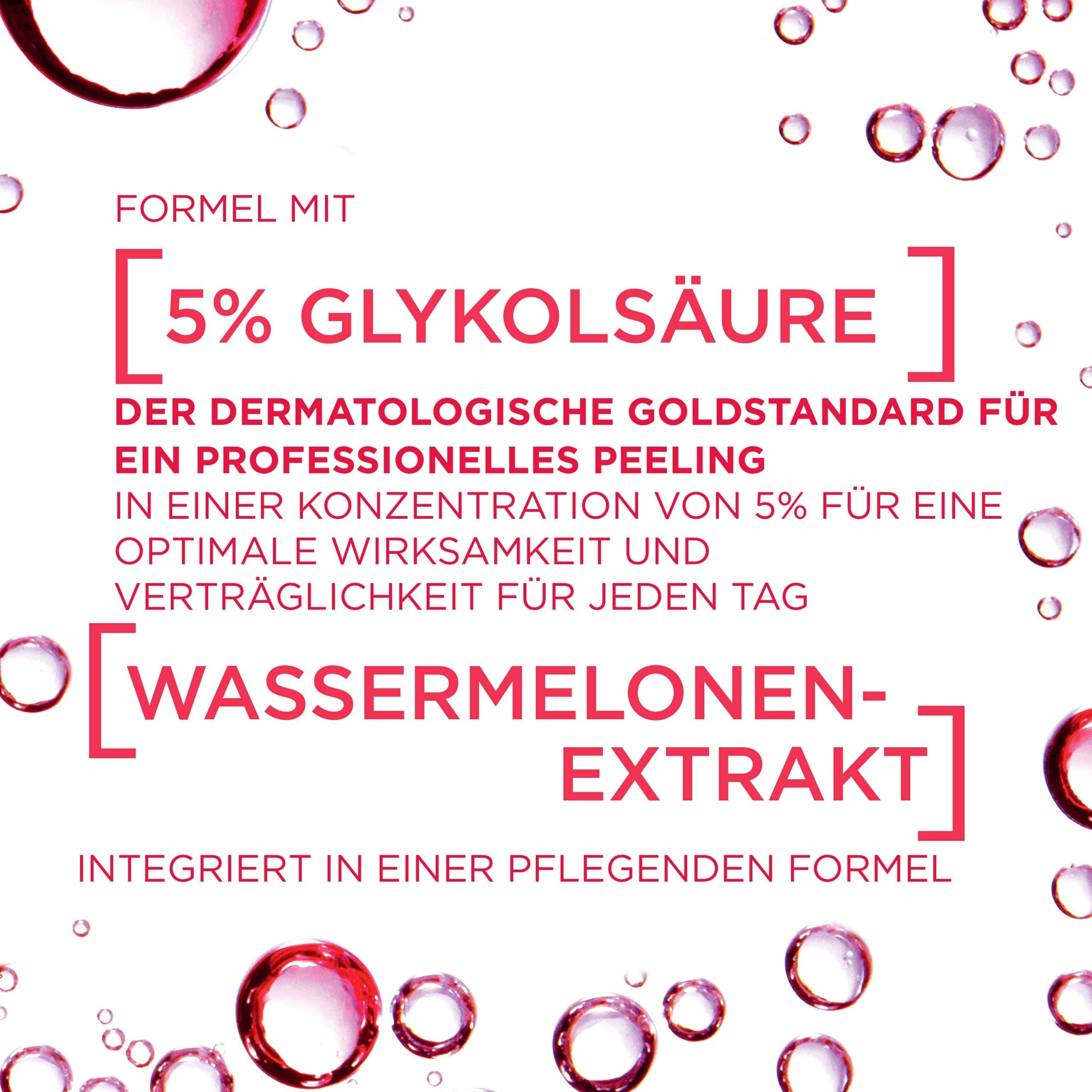 Tonik do peelingu L'Oréal Paris dla kobiet: usuwa martwy naskórek i poprawia teksturę skóry, redukuje przebarwienia dzięki 5% czystemu kwasowi glikolowemu, ekstraktowi z arbuza i aloesu, 1 x 180 ml