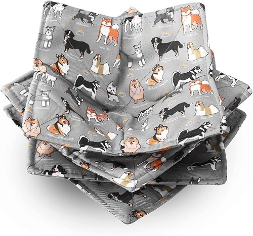 Miniatura 1 de Cuenco de algodón para microondas almohadillas calientes resistentes al calor agarraderas multiusos acolchado acogedor para sopa cuencos calientes