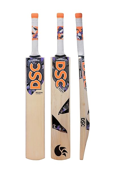 DSC Wildfire Scorcher Kashmir Willow Cricket Bat ( Size: Short Handle, Ball_ type : Tennis Ball, Playing Style : All-Round )