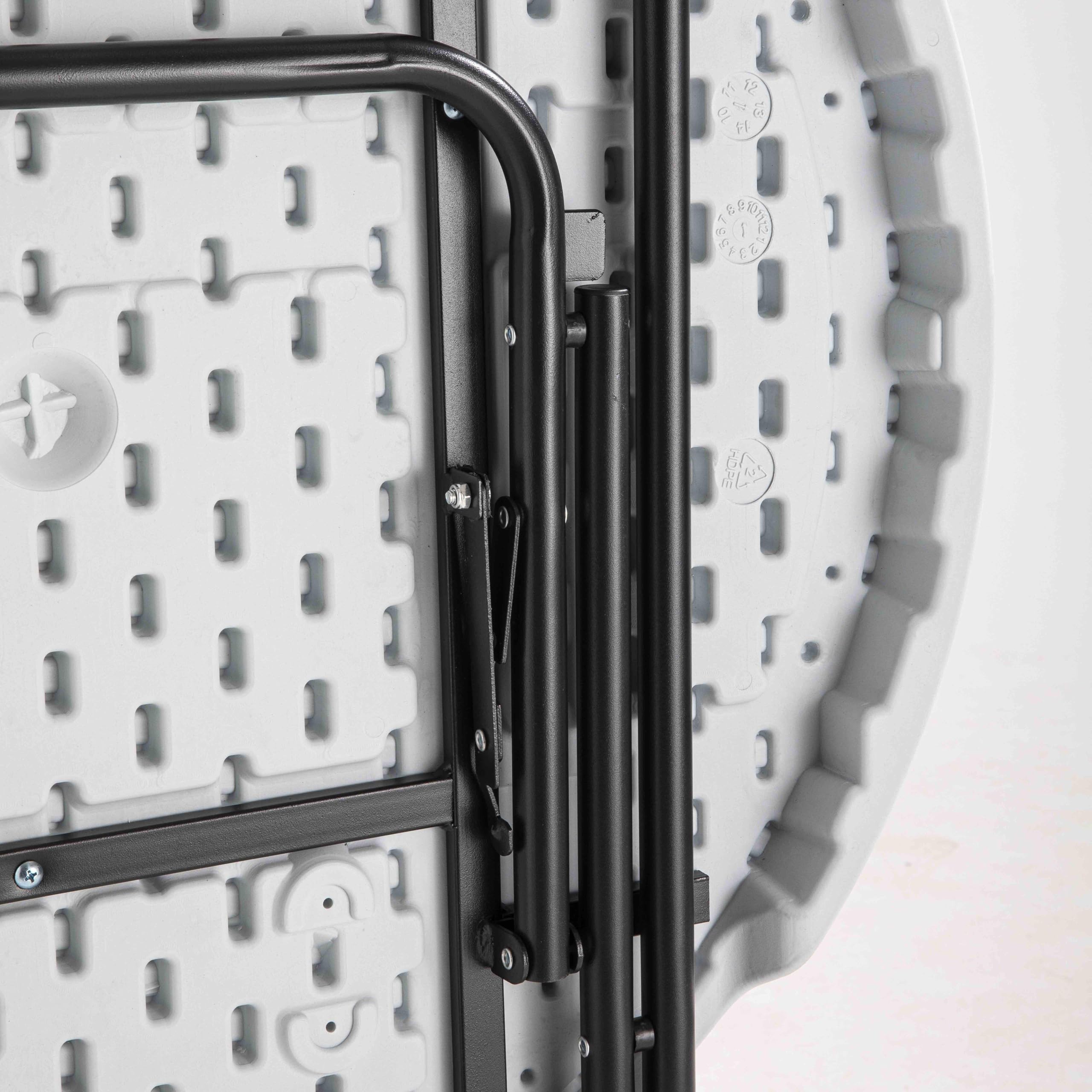 Table Mange-Debout Pliante Blanche