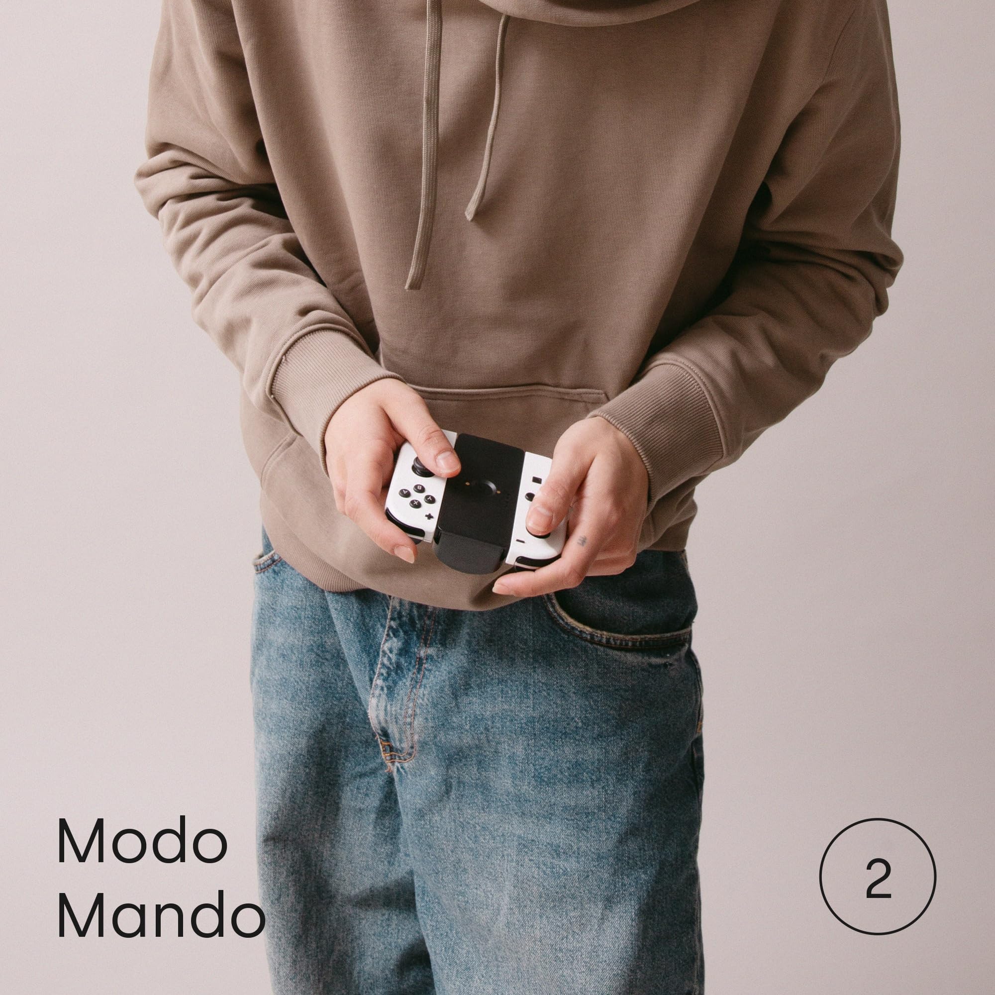 Remotto Enerjoy Go - Cargador Portátil para Nintendo Switch & OLED - Batería Externa 3 en 1: Carga Inalámbrica, Modo Mando y Modo Base de Carga Joy-Cons - Accesorios Switch